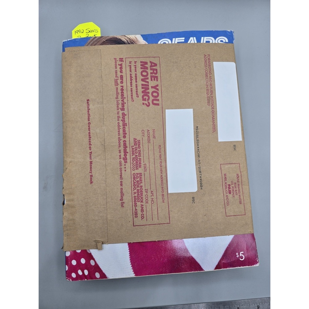 NOS Sears 1992 Annual Big Book Catalog Edition 284